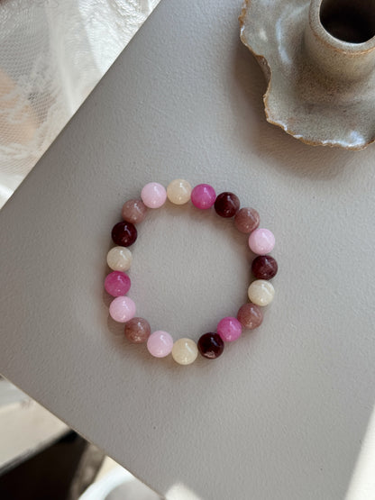 Armbånd m. natursten | Multi