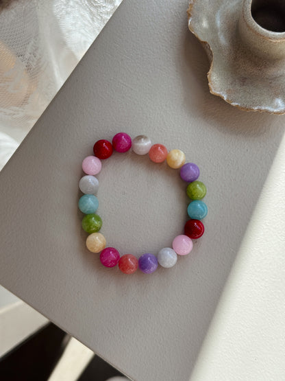 Bracelet with natural stones | Purple