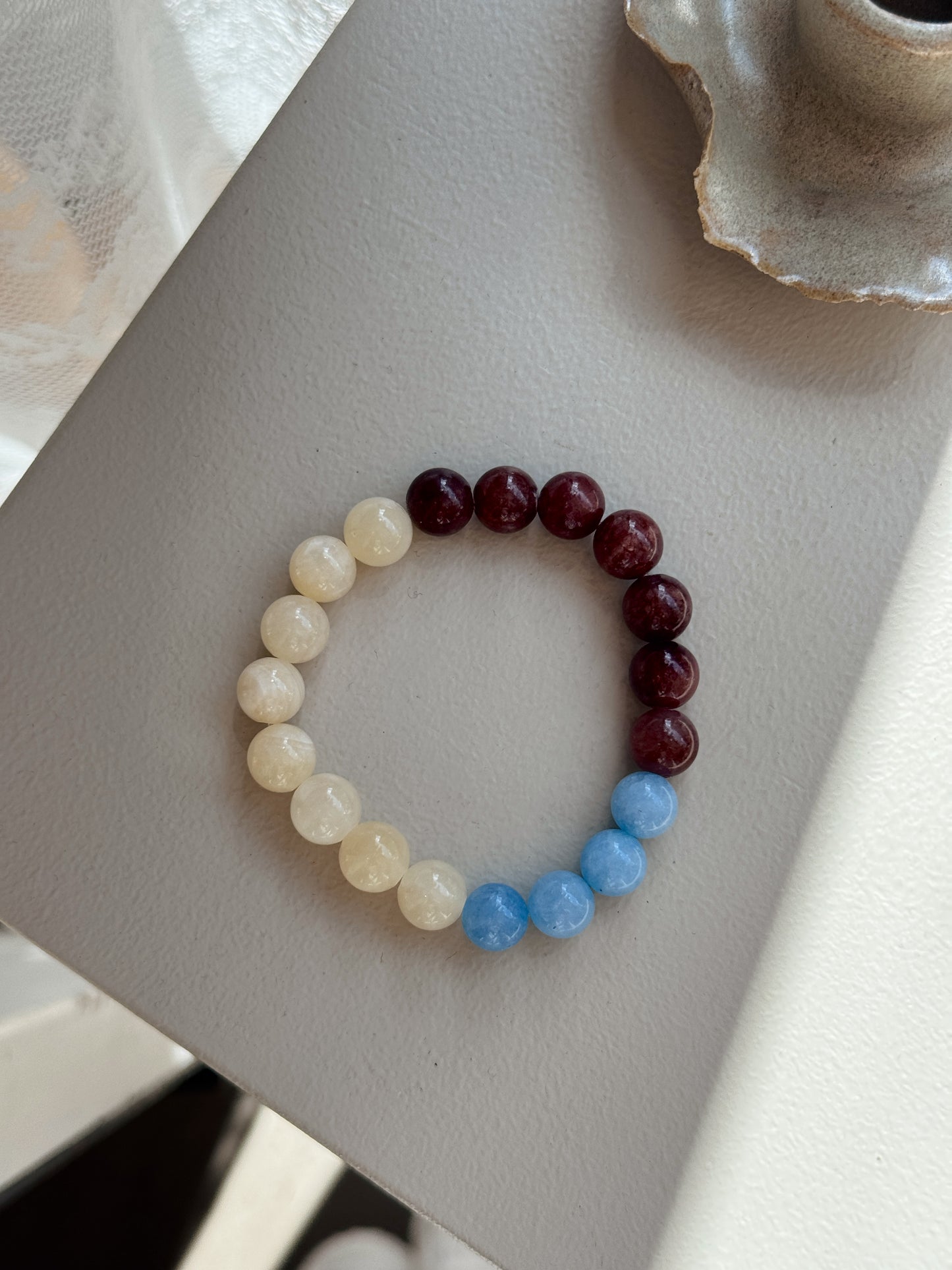Armbånd m. natursten | Multi