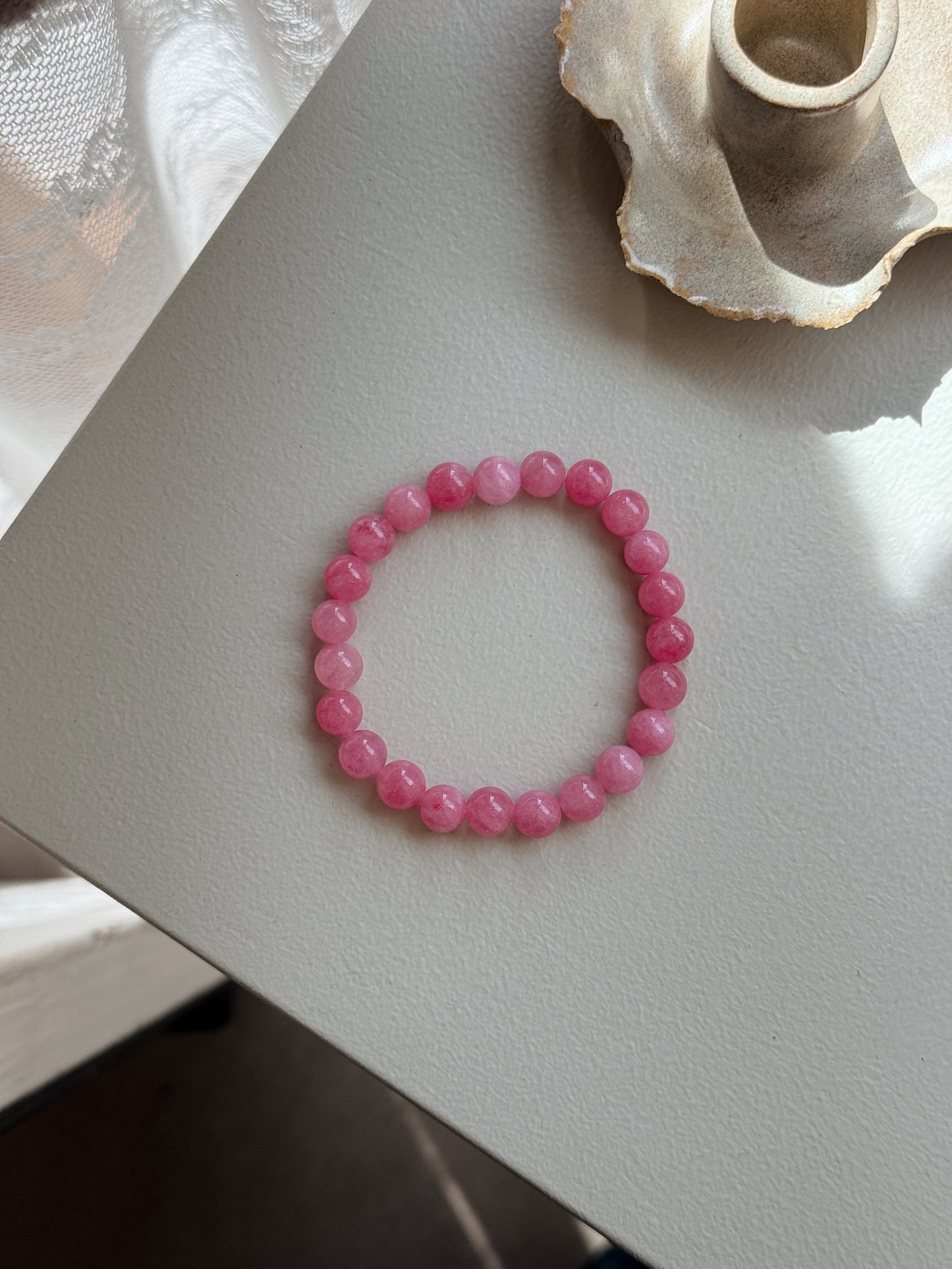 Bracelet with natural stones | Purple