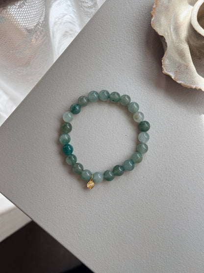 Bracelet with natural stones | Purple