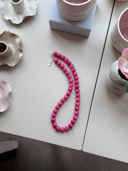 Halskæde | Pink