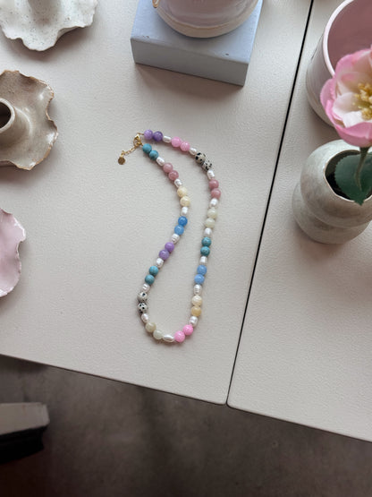 Necklace | Blue pastel