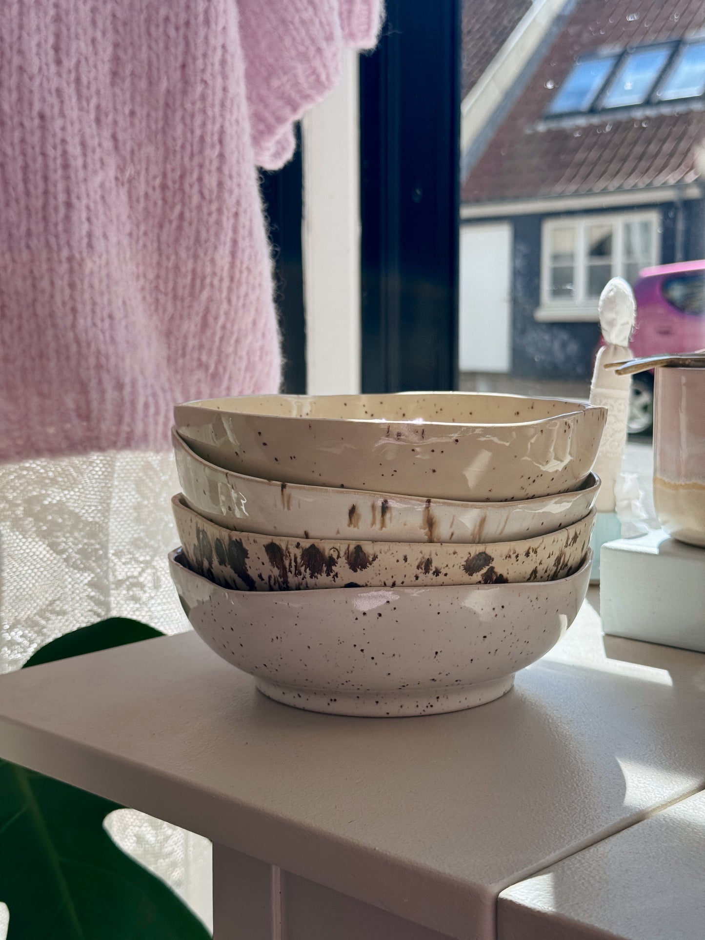 Åse bowl, small | Blue & white