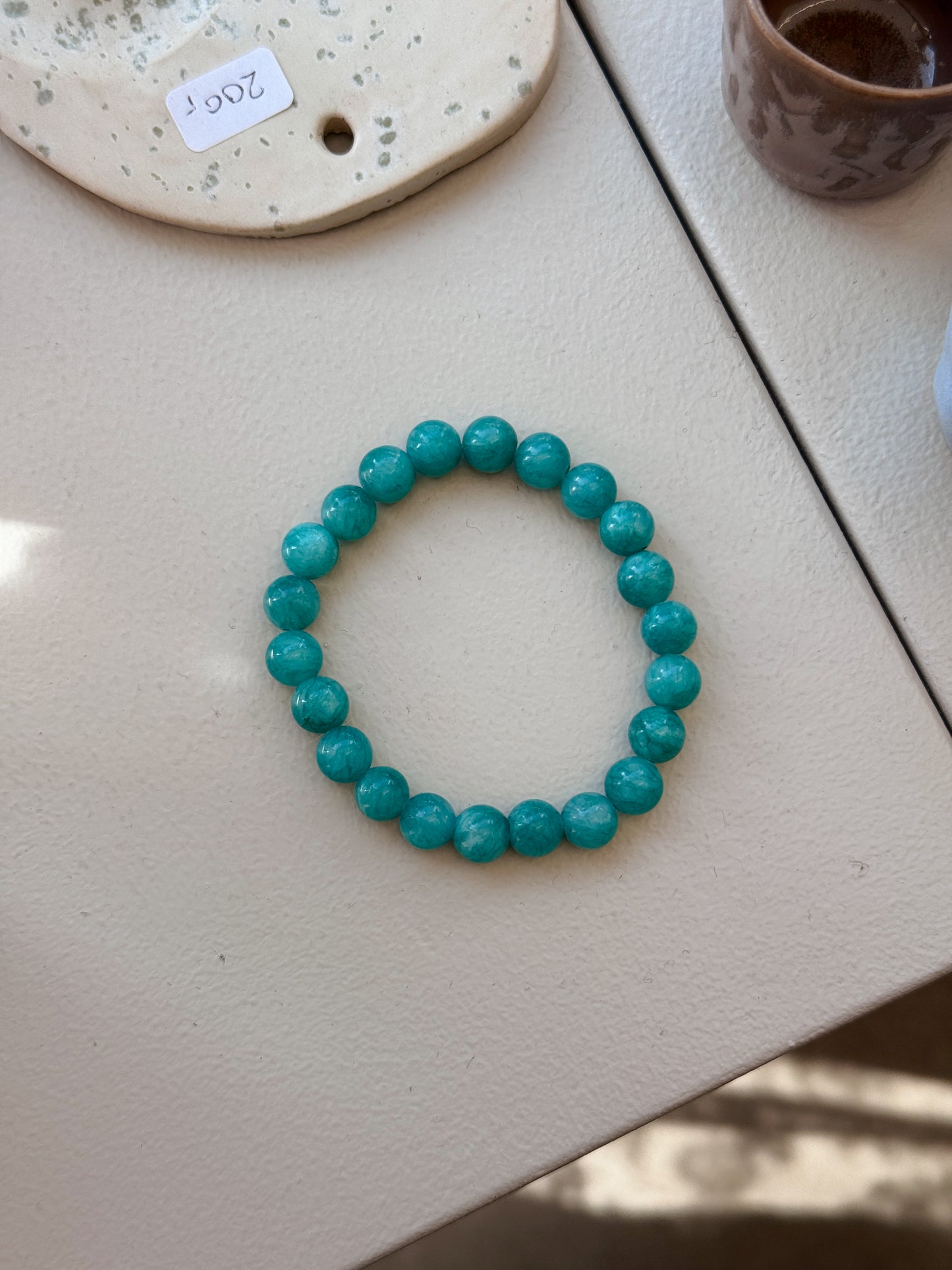 Bracelet with natural stones | Purple
