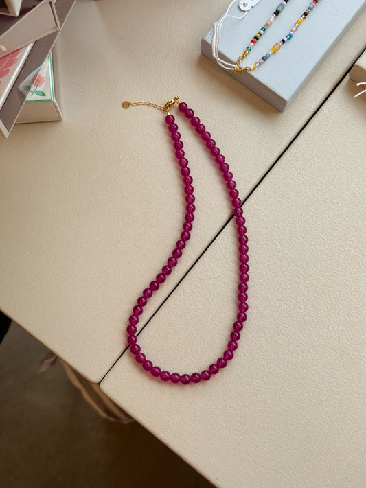 Halskæde | Lilla