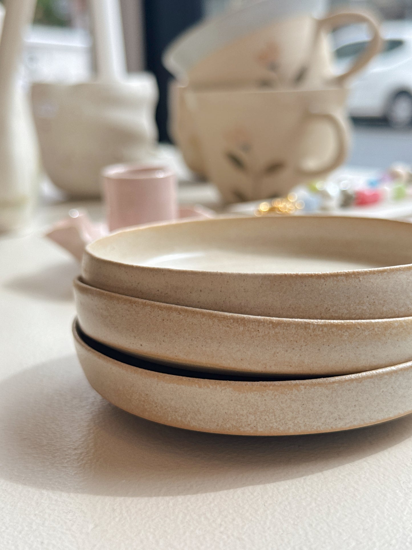Mini serveringsskål | Beige