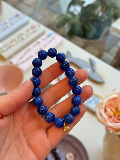 Armbånd m. natursten | Kobolt