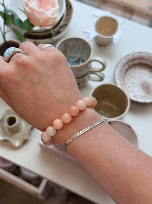 Bracelet with natural stones | Purple