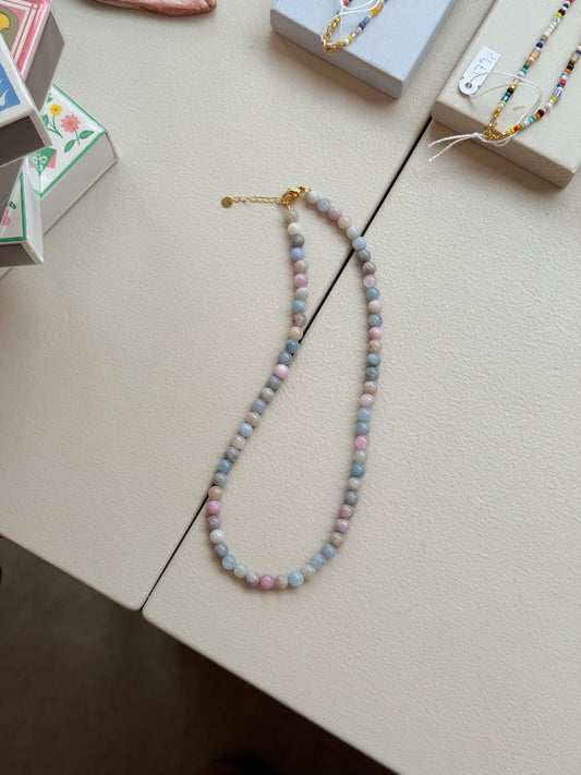 Necklace | Blue pastel
