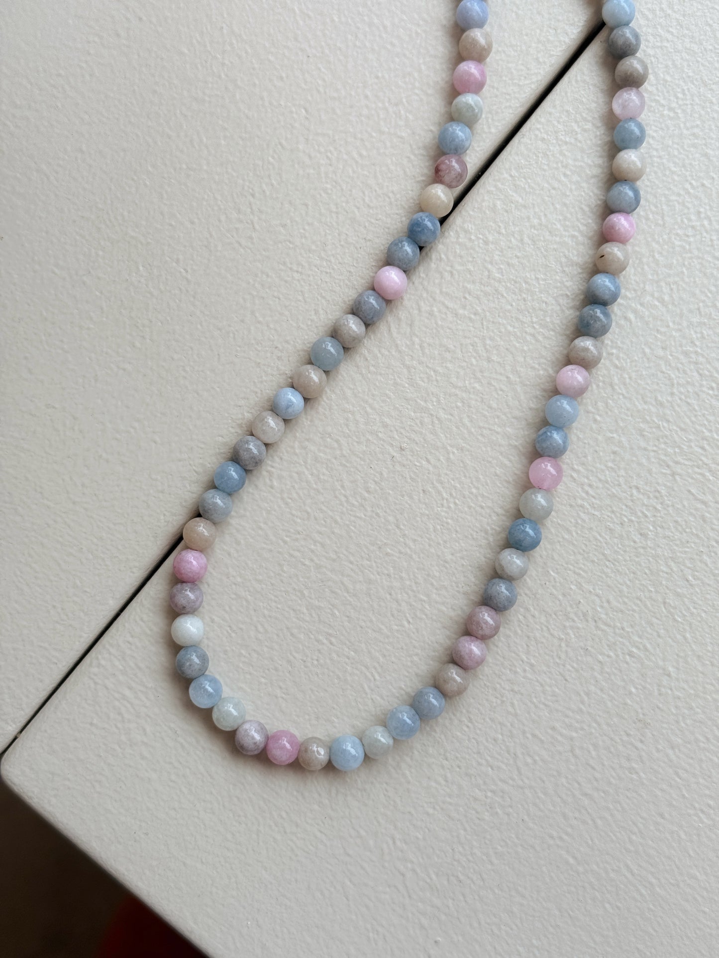 Halskæde | Blå pastel