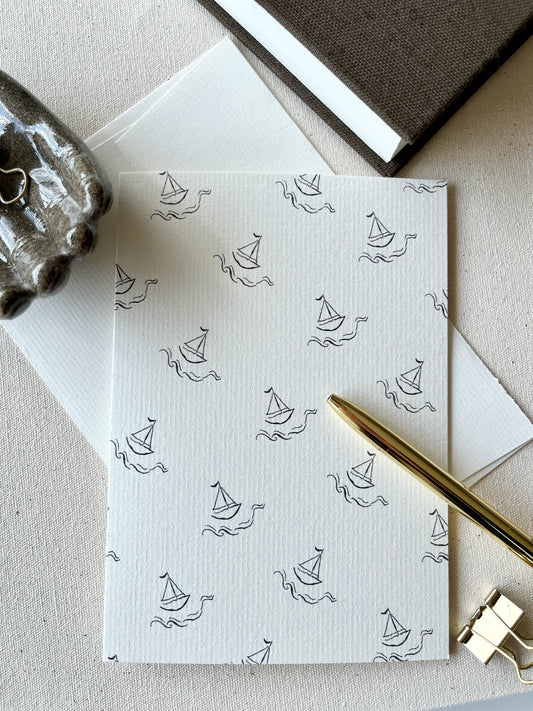 Le Voilier | Greeting Card