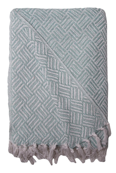 Plaid | Rombe-Mint , 130x180cm