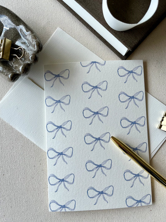 Ruban Bleu Clair | Greeting Card