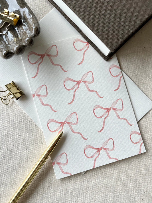 Ruban Coral | Greeting Card