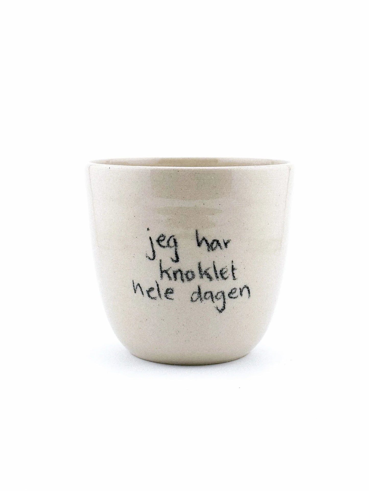 Kop "Jeg har knoklet hele dagen"
