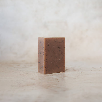 Hand + Body Peeling Bar | Poppy, Patchouli & Ylang Ylang
