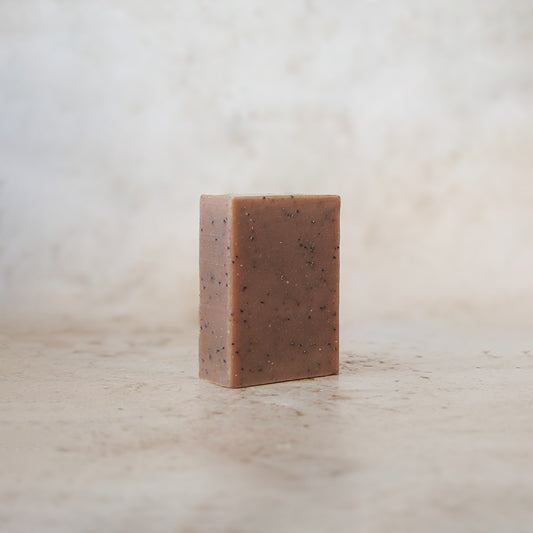 Hand + Body Peeling Bar | Poppy, Patchouli & Ylang Ylang